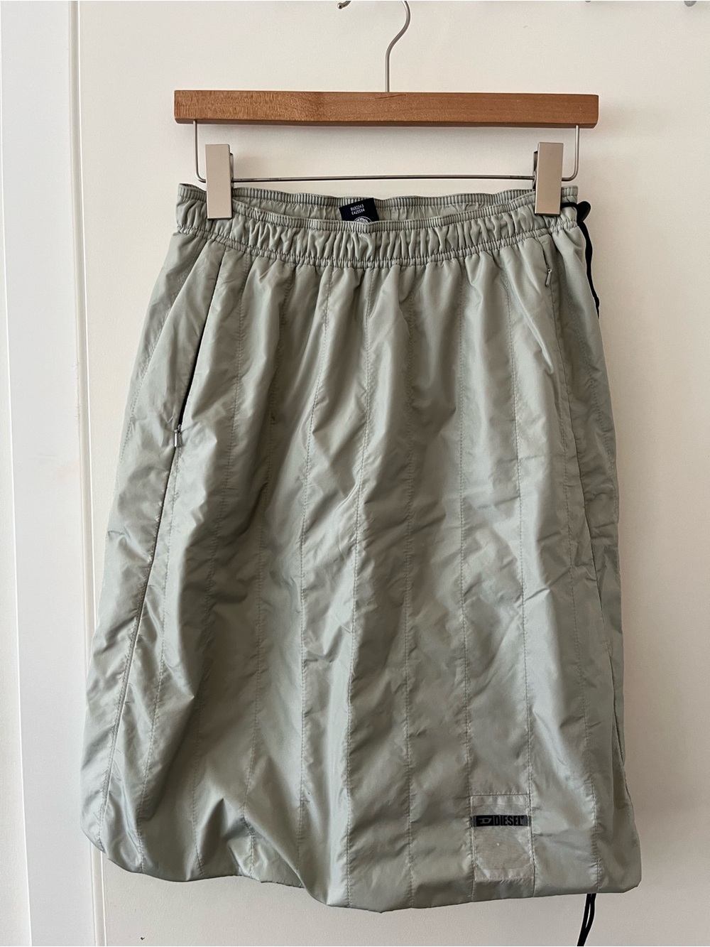Diesel - Silver Sinched Skirt
